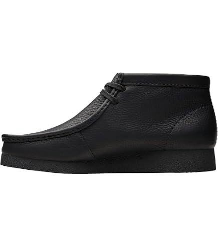Amazon.com | Clarks Men Wallabee Evo Boot Black Suede 7 Medium | Shoes