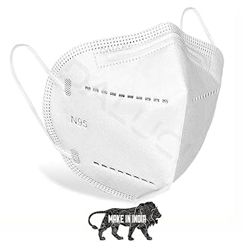 DALUCI N95 Reusable Anti Air Pollution Cotton Face Mask with 5 Layer for Men and Women