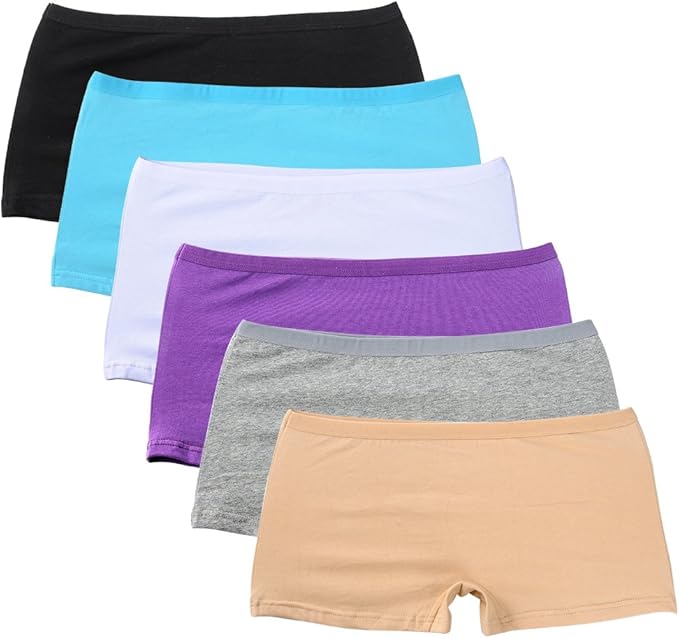 Closecret Lingerie Women's Comfort Soft Low Rise Cotton Boyshorts Panties at Amazon Women’s