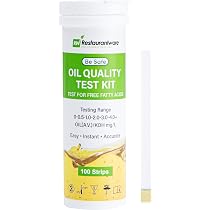 Bandelettes Test Huile Friture 50 Pièces | Mesure Acides Gras 0-2.5% FFA | Pour Resto Cuisine