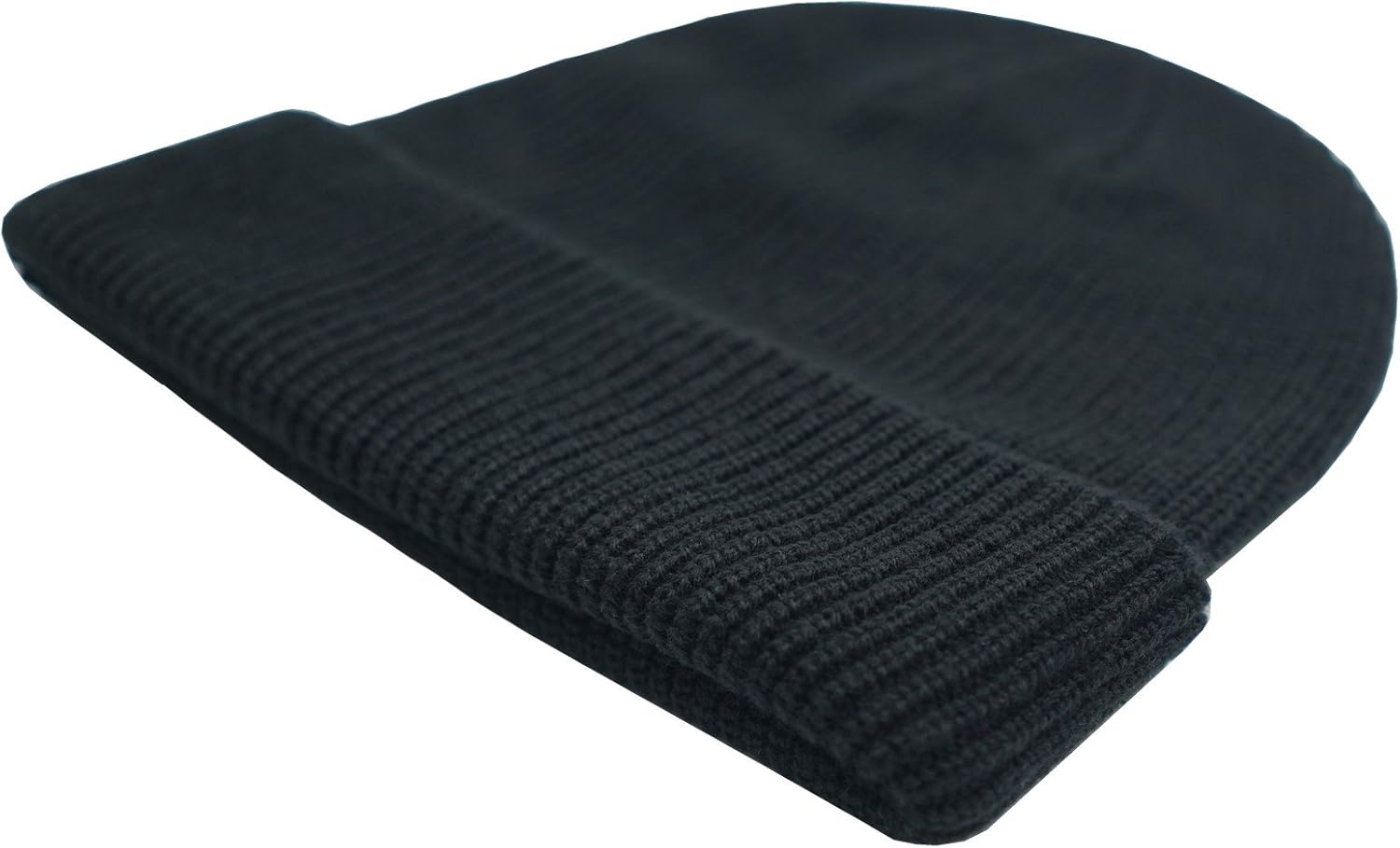 Connectyle Classic Men 's Warm Winter Hats Thick Knit Cuff Beanie Cap Daily Beanie Hat Black , 55 60cm: Clothing
