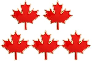 5/10/50/100/200Pack Proudly Maple Leaf Pins Bulk Canada Flag Pin Jewelry Quality Canadian National Lapel Pins Badge Souvenir 