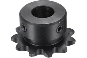 uxcell #35 Chain Roller Sprocket B Type, 1/2" Bore 11 Tooth Single Strand Chain Sprocket, Carbon Steel with Set Screws