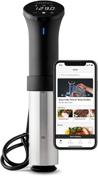 Anova Culinary Sous Vide Precision Cooker 2.0 WiFi 1000 Watts