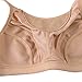 Wingslove Women's Full Coverage High Impact Wirefree Workout Non Padded Sports Bra Bounce Control (Nude,46C)