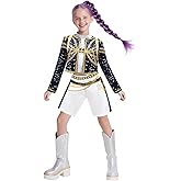 LYAUA kids Girls Halloween Fancy Outfits Performance Stage Clothes 4-14Y