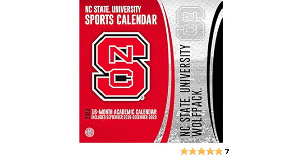 Nc State University Wolfpack 2020 Calendar Lang Companies Inc 9781469368528 Amazon Com Books Nc State University Calendar