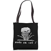 Linux - Funny Linux Gift Command Sudo RM RF for Men Women Tote Bag