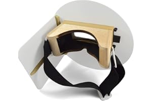 Wendy's Pancake Welding Hood Helmet w/Strap - Right Handed - White