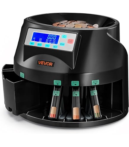 Amazon.com : Coin Counter Electric Coin Sorter Machine 270 Coins