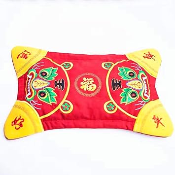Amazon Com Hand Embroidered Cotton Baby Pillow Baby Buckwheat