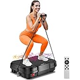 Vibration Plate Exercise Machine,Vibration Plate for Lymphatic Drainage Power Vibration Plate Machine Support 450 Lbs 250 Adj