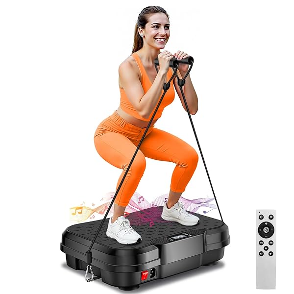 VIBRATION PLATE EXERCISE MACHINE,VIBRATION PLATE FOR LYMPHATIC DRAINAGE POWER VIBRATION PLATE MACHINE SUPPORT 450 LBS 250 ADJUSTABLE SPEEDS,VIBRATING PLATE SHAKE PLATE WEIGHT LOSS