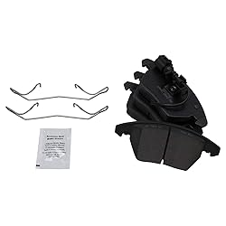 TRQ Front Ceramic Brake Pad Set for VW Passat Jetta