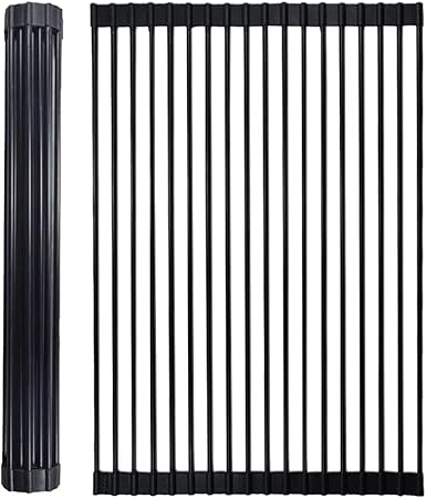 snaideal Multifunktional über Spüle aufrollbar Gericht Trocknen Racks