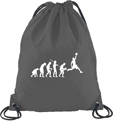 Shirtstreet24, EVOLUTION BASKETBALL, Sport NBA Turnbeutel Rucksack Sport Beutel