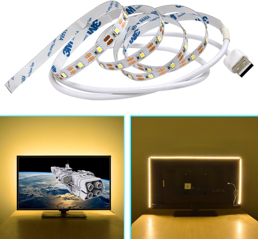 OGXLED 5V USB Cable LED TV Backlight LED Strip SMD 2835 for HDTV LCD Monitor Desktop PC Background Bias Lighting