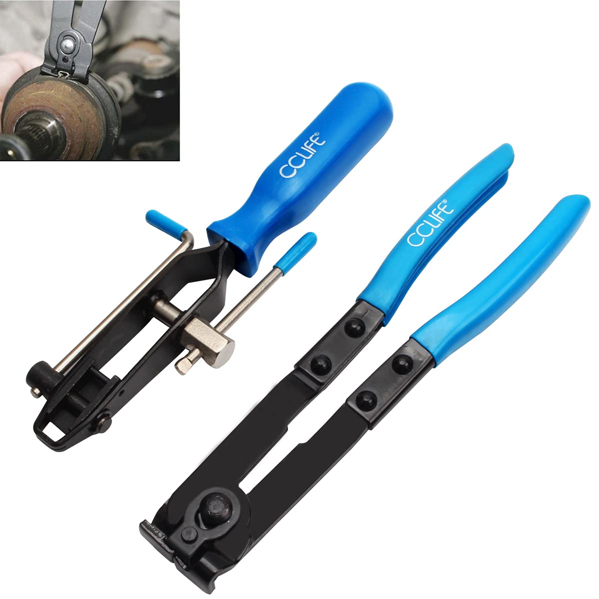 2 pcs Axle Boot Clamp Pliers CV Joint Plier Set