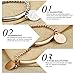 COCO Park Stainless Steel Silver Bead Ball Chain Cuff Wristband Charm Pendant Lady Bracelet 6 2/8 Inch