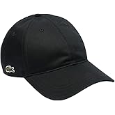 Lacoste Unisex-Adult Organic Side Logo Cotton Twill Cap