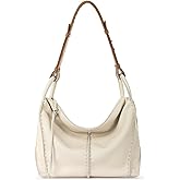The Sak Los Feliz Hobo Purse - Premium Large Leather Women's Handbag for Everyday & Travel - Durable Purse With Zipper Pocket