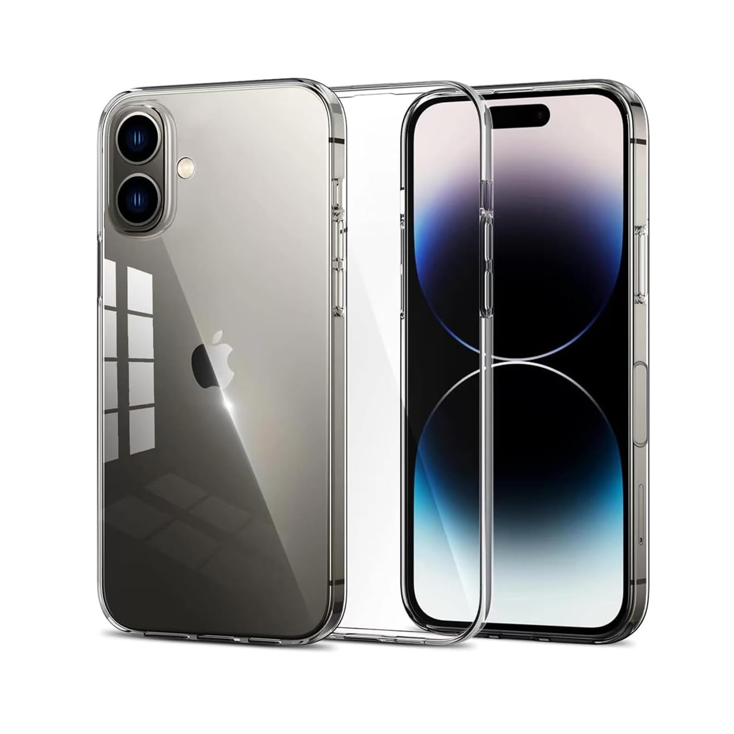 Photo 1 of ANEWSIR for iPhone 16 Case Clear, Shockproof Protection Ultra Slim Soft TPU Phone Case for iPhone 16 6.1 inch