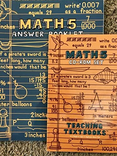 Teaching Text Books Math 5 Work Book And The Answer Keys. by Greg Sabouri (2007-05-03)