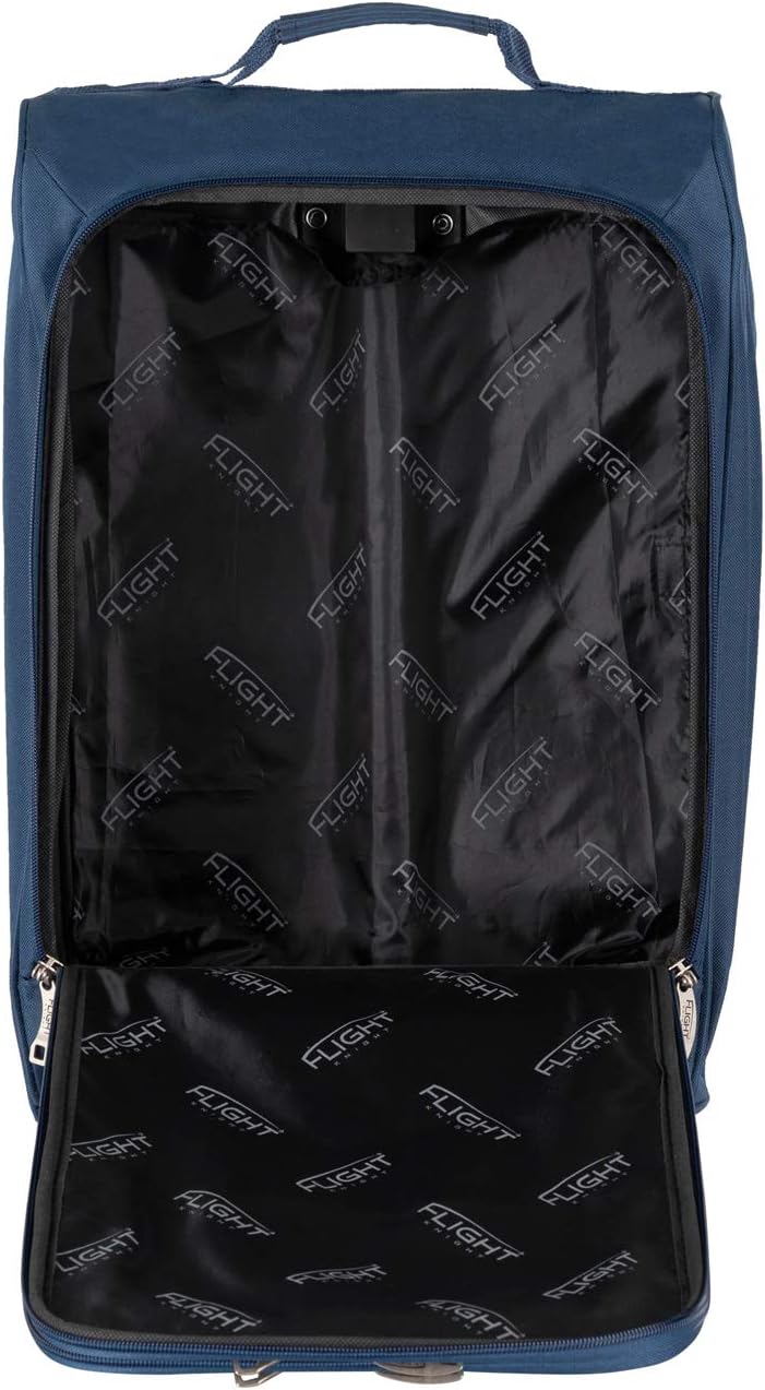 British Airways Trolley Bagaglio A Mano 56x46x25 cm Grande Bagaglio Da Stiva  2 Rotelle. Flight Knight 56x45x25 cm Valigia Leggera Dimensione Massima Per  easyJet Iberia E Tanti Altri Jet2 Bagaglio a mano