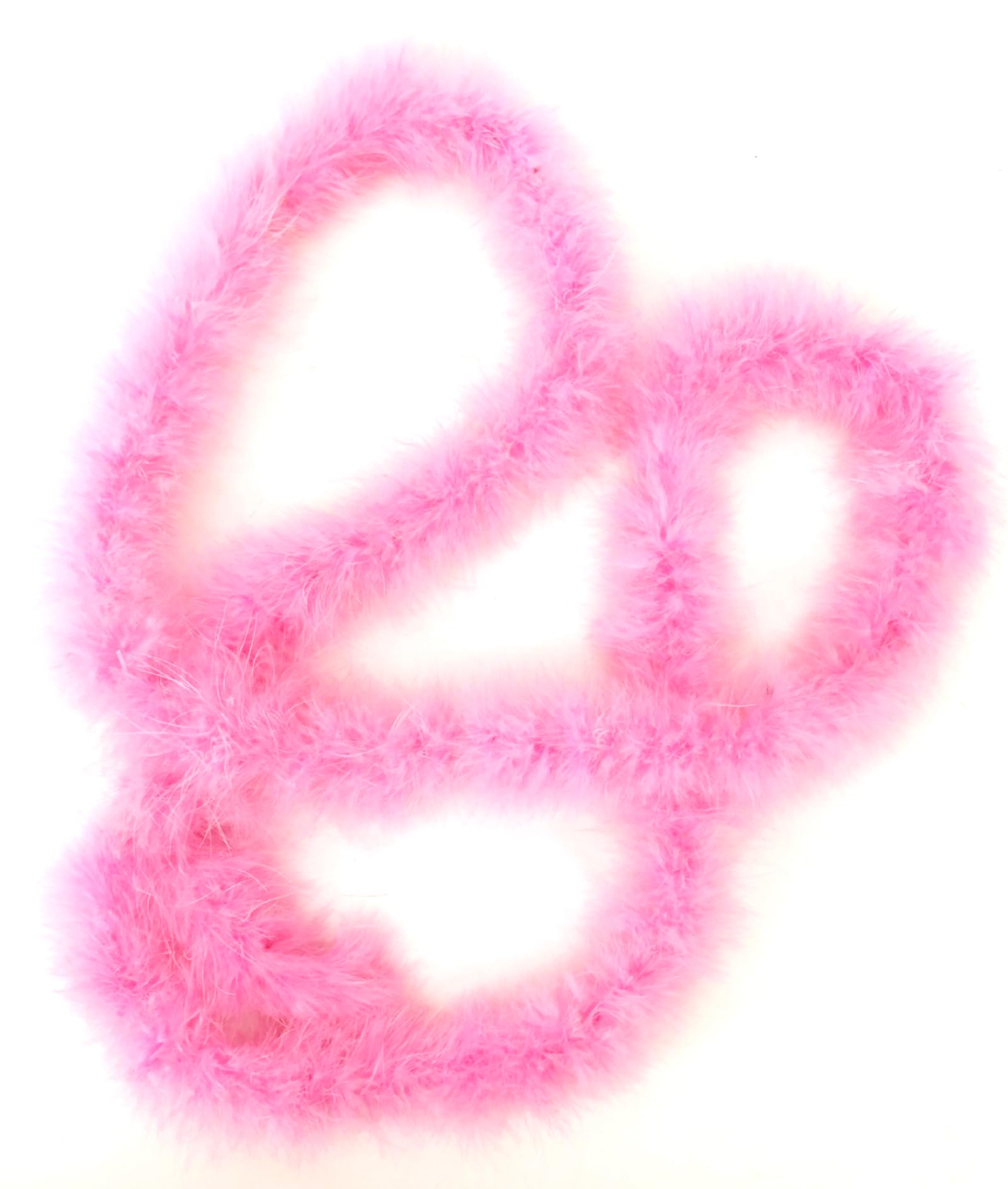 Photo 1 of 2 Yards Marabou Feather Boa for DIY Craft Sewing Clothing Trim Wedding Party Home Halloween Christmas Costume Decoration (Pink)