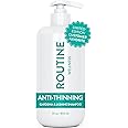 Routine Wellness Anti-Thinning Shampoo for Thinning Hair - Biotin DHT Blocker Women & Men - Color Safe Shampoo for Hair Loss & Healthy Growth - Gardenia & Jasmine - 14oz