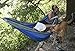 Buffalo Ludwing Rhyser Canvas Hammock Cotton Fabric Travel Camping Hammock One Person(Blue)