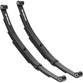 Magorfas Trailer Leaf Spring 4 Leaf Double Eye 1750 lbs Cap for 3500 lbs Axle Suspension 25-1/4" Length fits for SW4B - Set 2