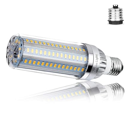25W Superhelle Mais Licht LED Glühbirne(Ersetzt 200Watt) - 3000K Warmweiß 2900 Lumen - E27 Edison LED Lampe mit E40 Adapter f