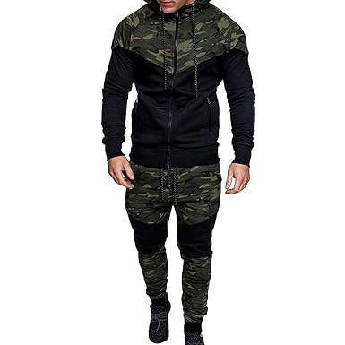 camouflage sweat suit outfit