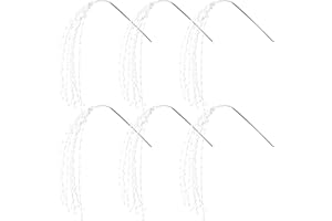 KUNJOCY Glitter Christmas Picks Sprays Set of 6 Artificial Glitter Berry Stems Decorative Twigs Glittered Berry Picks for Xmas Tree Filler Branches Wreaths Garlands Craft Supplies Home Decor (6, White)