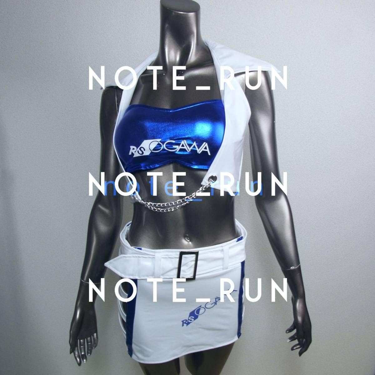 Amazon コスチューム Rq レースクイーン 衣装 白 青 コスプレ キャンギャル コスプレ 仮装 通販