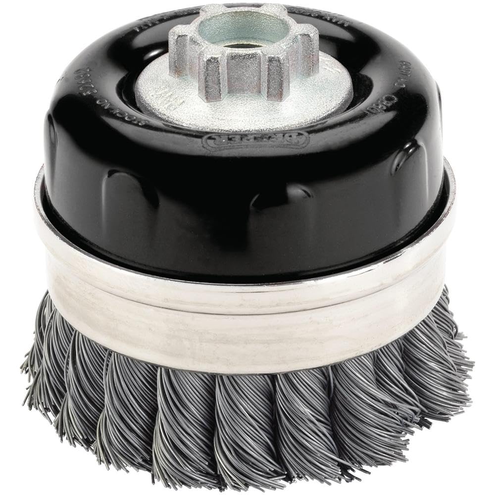Draper 52632 Expert Twist Knot Wire Cup Brush, 80mm x M14