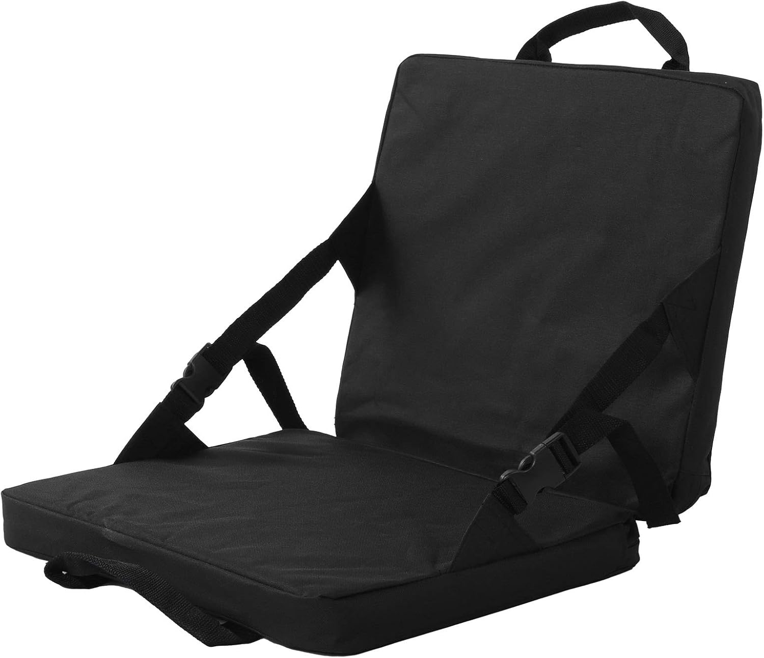 Camping Cushion, Black Garden Cushion, Soft Portable Adjustable for