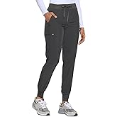 COZYFIT Womens Scrub Pants - Soft Stretch Yoga Style with 5 Pockets, Slim Fit Jogger Scrubs Pants for Women