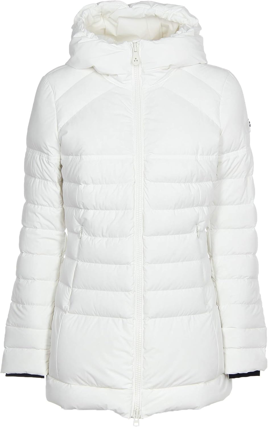 Peuterey Bianco Long Down Jacket - - 14 (L): Amazon.co.uk: Clothing