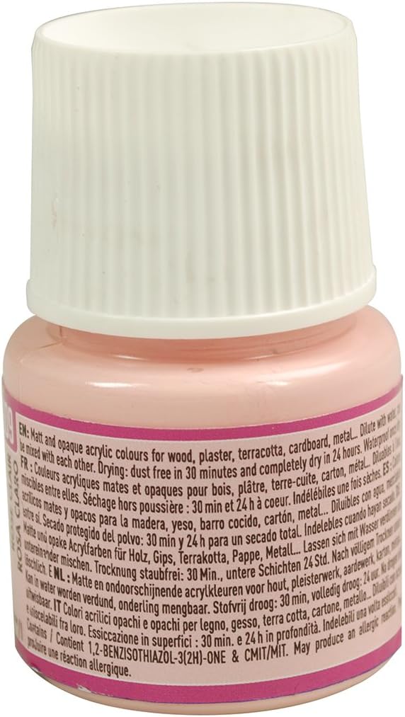 PEBEO 204109 45ml Deco Matt, Acrylic, Light Pink, 7 x 4.5 x 4.5 cm, 45 ml (Pack of 1) - Image 3