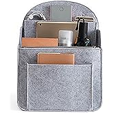 GEMWONDER Felt Backpack Organiser Mini Backpack Organizer Insert Small Bag Divider for Rucksack Purse Lightweight Nylon Shoulder Bag Organizer Insert Color-C S