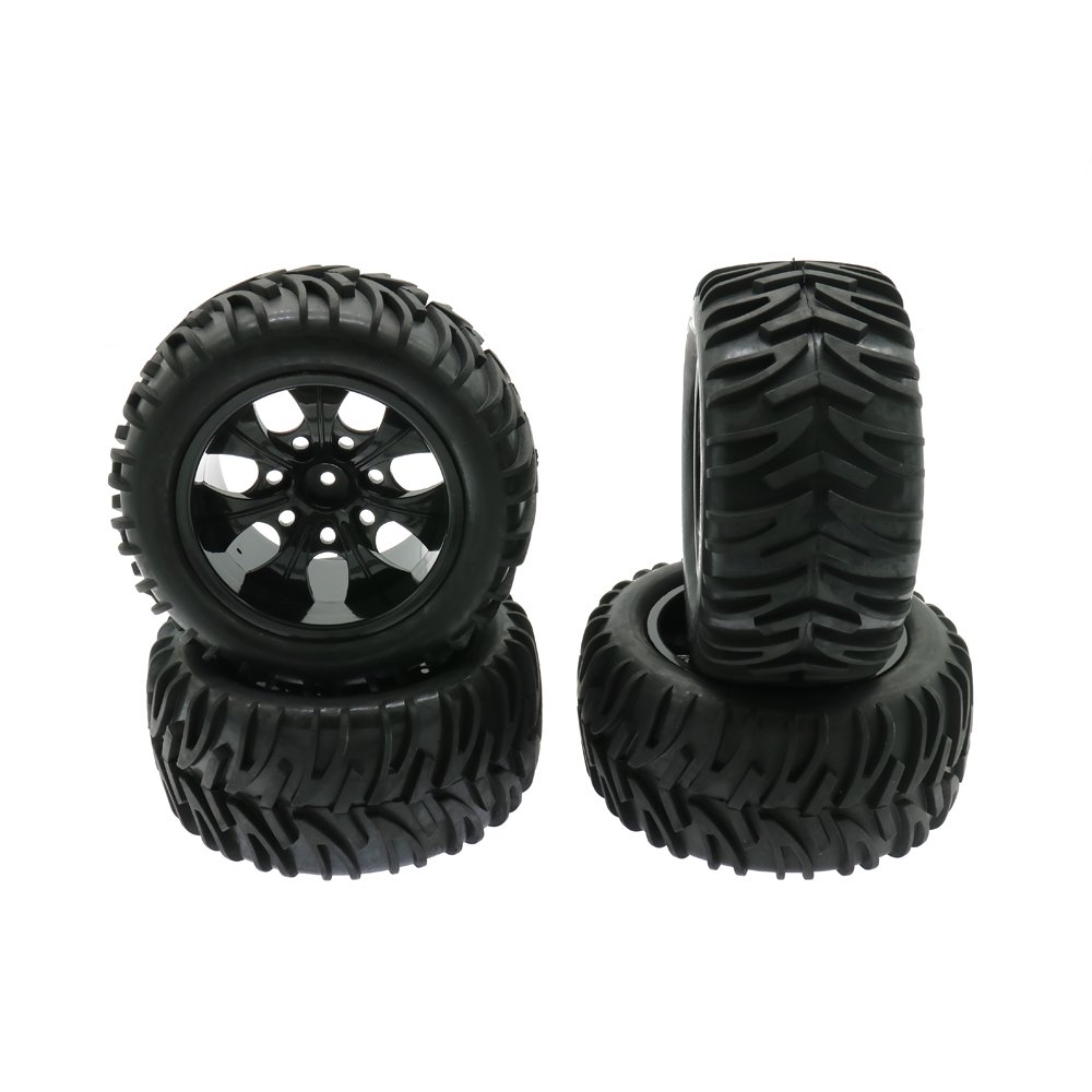 Rcナイロンbig 7スポークホイール4個パック 10 1 9 B07f9k9fjs 1 Accs0106 Arrow ニューアロータイヤ New Tires Footモンスタートラック車ホイールリムタイヤ タイヤセットwith その他 5 Off