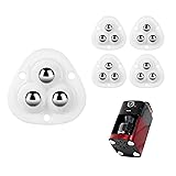 4 PCS Small Appliance Casters Wheels Sticky Swivel