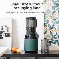 300W Slow Juicer - 13cm Feeding Chute, Portable