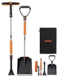 AstroAI 2" 1 Ice Scraper & Snow Shovel