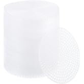 PATIKIL 3" Round Circle Plastic Canvas Mesh Sheets, 100 Pcs Eye Mesh for Embroidery 2mm Holes with Needlepoint Blank for DIY Crafting Wreathing Coasters Card Holder