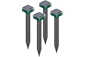 DARUCOT Effective Solar Deer Repellent Outdoor - Ultimate Deer Deterrent Devices for Your Yard, Keep Deer Away with High-Tech Deer Repeller for Yard,Deer Repellent Devices Outdoor Pet Safe