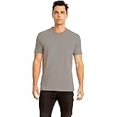 Next Level Men's Sueded Crew S DK HEATHER GRAY
