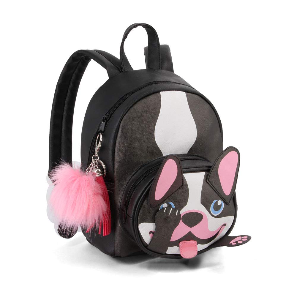 Oh My Pop Bulldog-Shy Fashion Backpack Casual Daypack